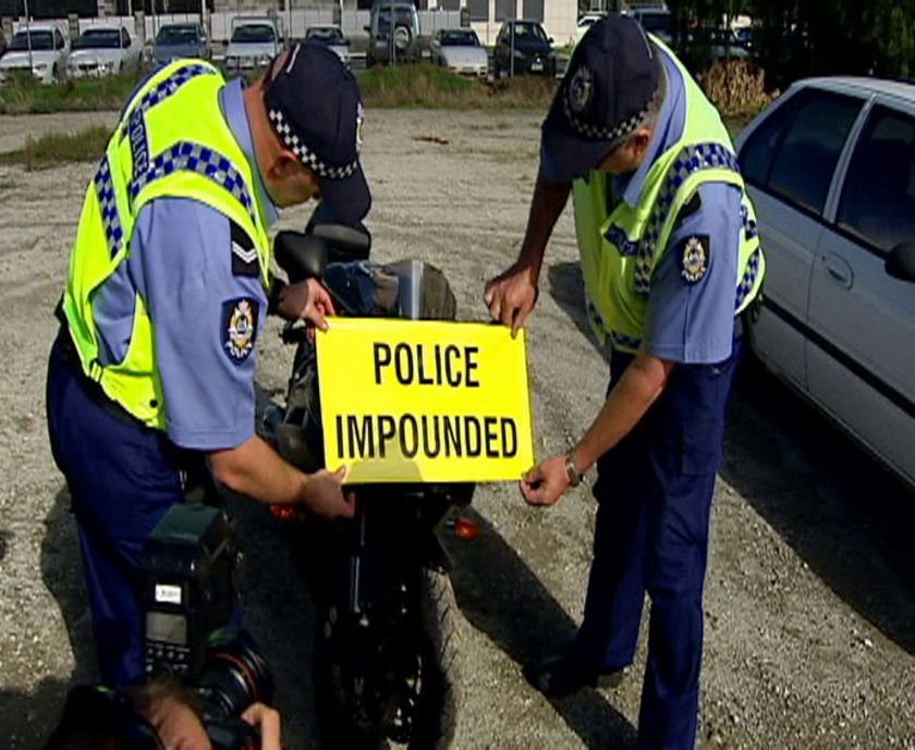 Police seized cars